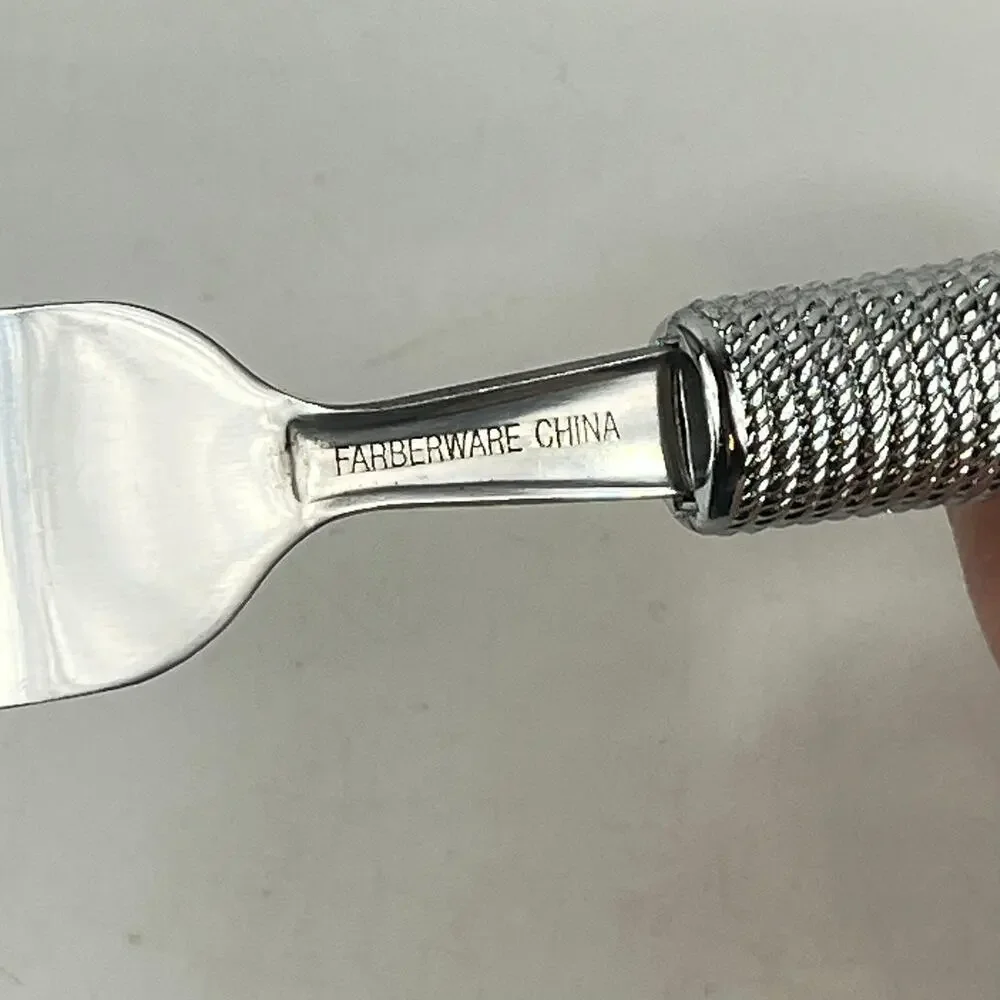 Farberware 15Pc Frosted Handle Flatware Set Stainless Steel Knives Forks Spoons